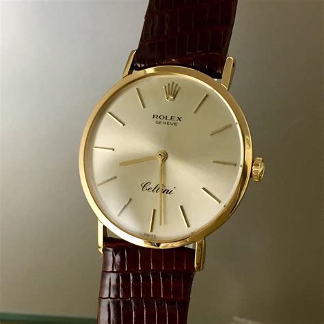 rolex cellini gold vintage.